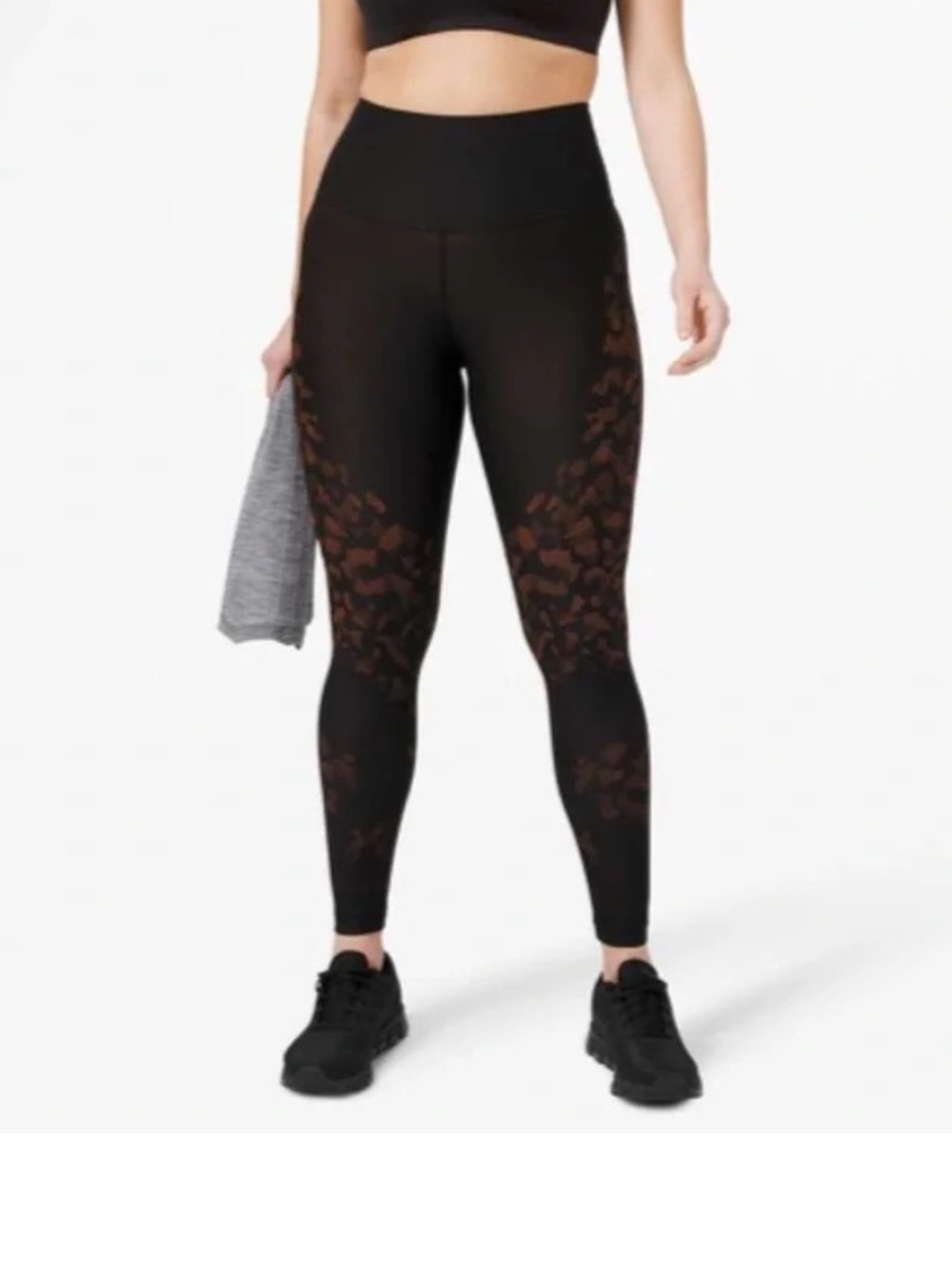lululemon athletica Black High-Rise Laser-Cut Leggings Women 6